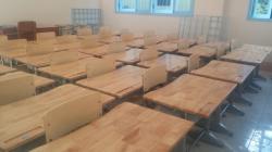 Giảm giá 20% bàn ghế học sinh trường học mặt gỗ cao su