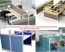 20+ mẫu vách ngăn văn phòng nỉ có kính đẹp tại thành phố Hồ Chí Minh