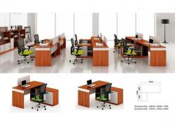 Vách ngăn bàn làm việc tiết kiệm không gian