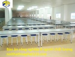 Bàn ăn công nghiệp 8 người chất lượng
