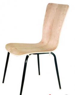 Ghế tựa lưng uốn cong được thiết kế với lưng ghế laminate