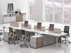 Sản xuất cụm bàn làm việc 8 người theo yêu cầu tại TPHCM