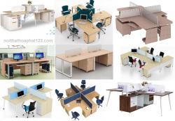 Xem ngay TOP 10 mẫu cụm bàn làm việc 4 người giá rẻ nổi bật 2020