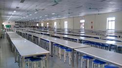 Bàn ăn công nghiệp Hòa Phát tại bếp ăn tập thể