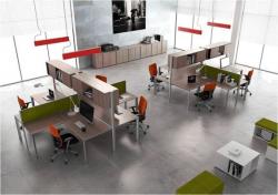 Bàn ghế làm việc Hòa Phát sáng bừng không gian