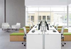 Bàn làm việc dài - Tư vấn thiết kế văng phòng đẹp