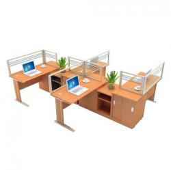 Bàn liền vách ngăn Hòa Phát - thiết kế mới cho mọi văn phòng