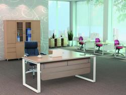 Bàn trưởng phòng cao cấp Hòa Phát được làm bằng gỗ laminate chất lượng cao