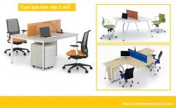 Cụm bàn làm việc 2 chỗ