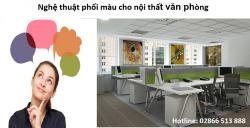Nghệ thuật phối màu cho nội thất văn phòng