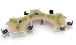 Vách ngăn bàn làm việc giá rẻ hòa phát