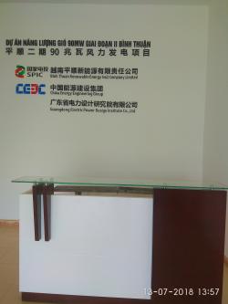 Phân phối lắp đặt nội thất văn phòng tại phong điện Bình Thuận