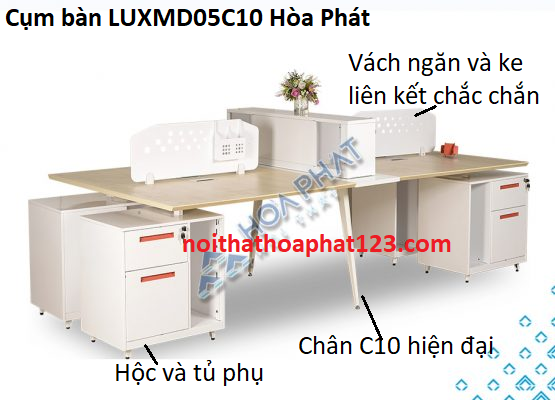Cụm bàn làm việc LUXMD02YC10