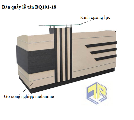 Bàn quầy lễ tân BQ101-18