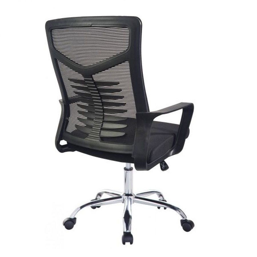 Ghế lưới nhân viên chân inox PT353