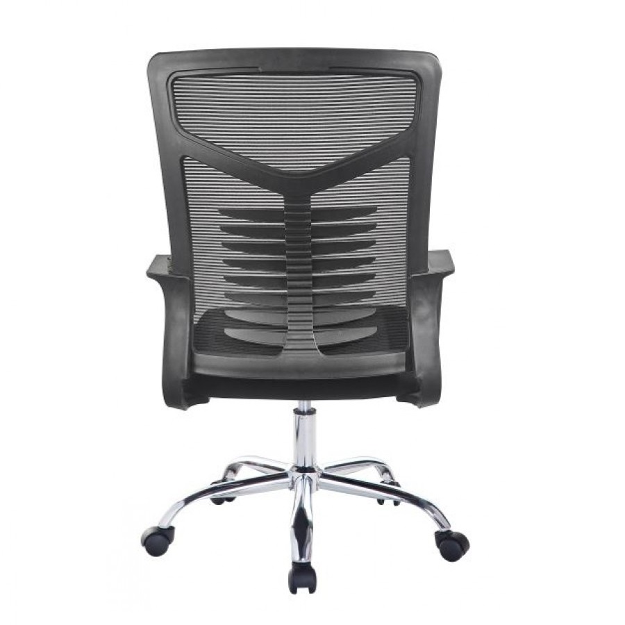 Ghế lưới nhân viên chân inox PT353