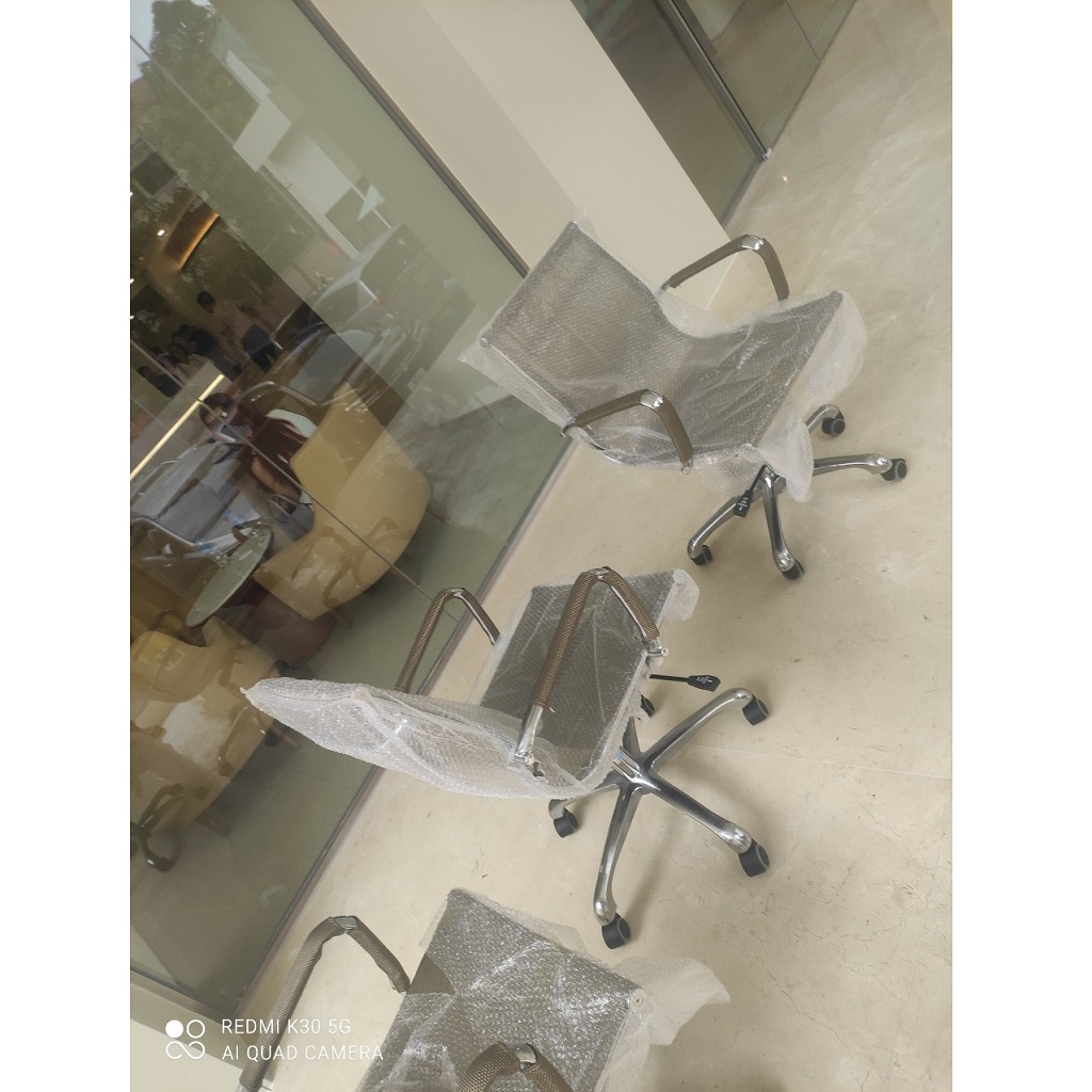 Ghế xoay lưới văn phòng PTG506, Ghế PT316B vàng đồng