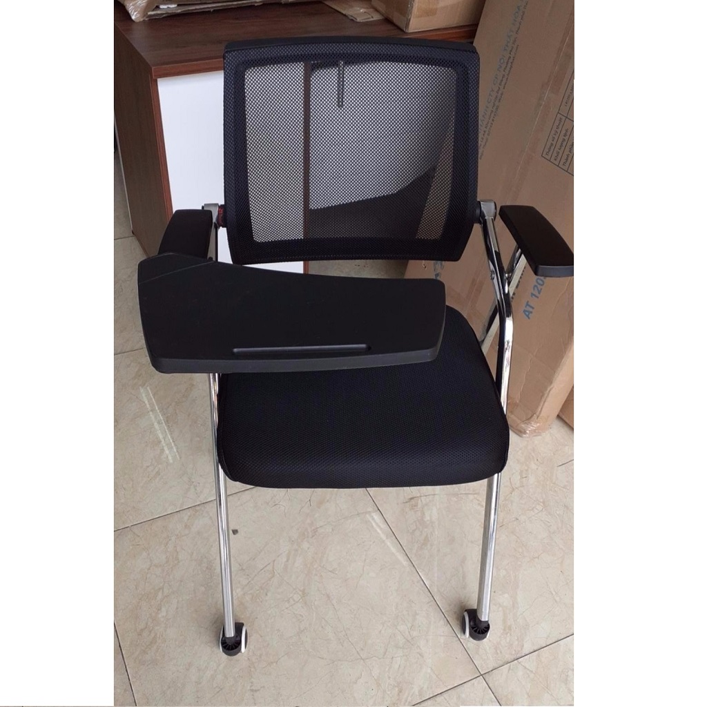 Ghế gấp liền bàn có bánh xe PTS01-BX