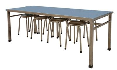 Bàn ăn công nghiệp inox BACNI001