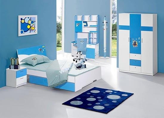 Combo giường tủ phòng ngủ bé trai Hòa Phát GNE-03