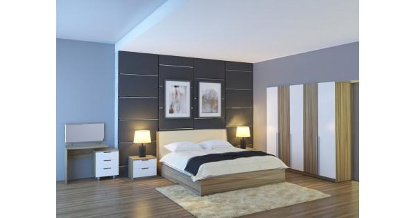 Combo giường phòng ngủ gỗ 304