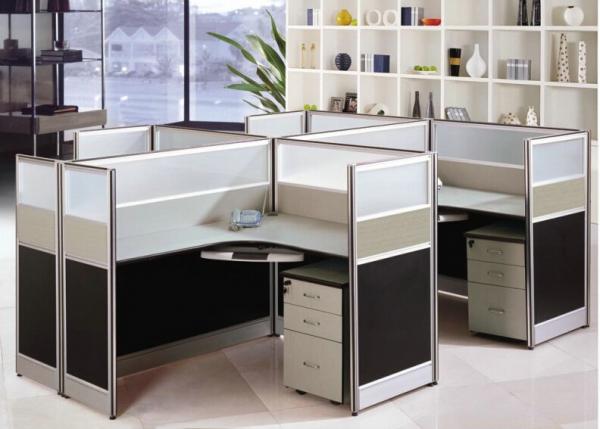 Vách ngăn bàn nhôm nỉ VNNK-03T