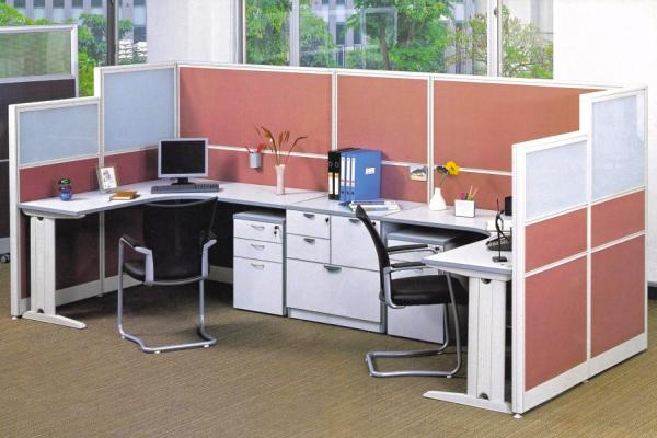 Vách ngăn bàn nhôm nỉ VNTC-NN