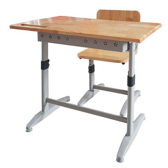 Bàn ghế học sinh gỗ cao su BHS-14-07CS