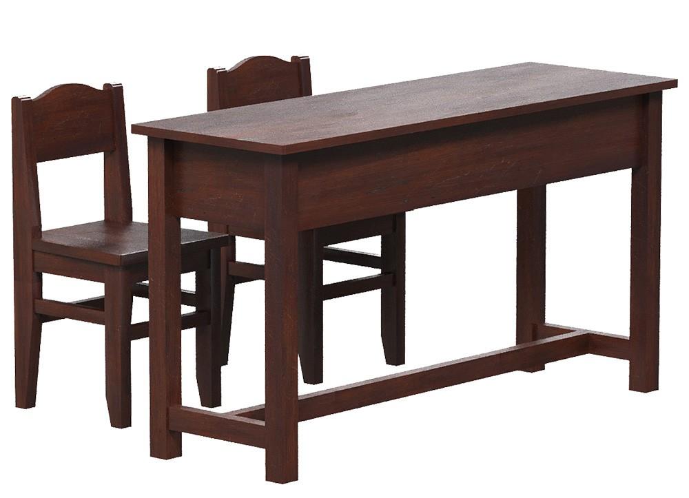 Bàn ghế học sinh tiểu học gỗ tự nhiên BHS501