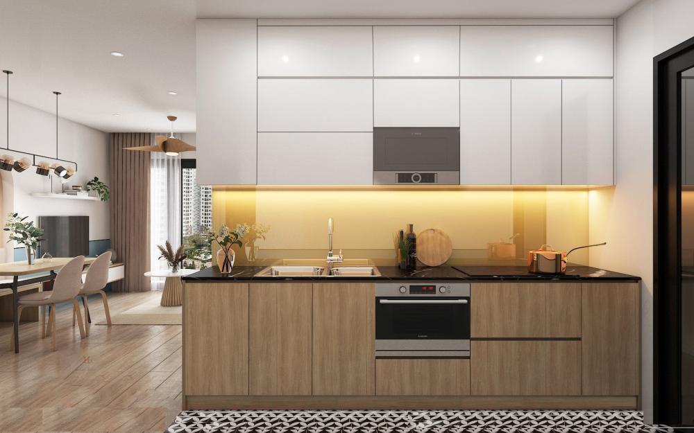 Tủ bếp gỗ TBG21