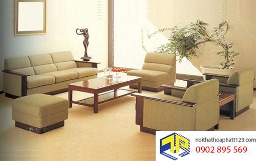 Sofa văn phòng màu be SVP11