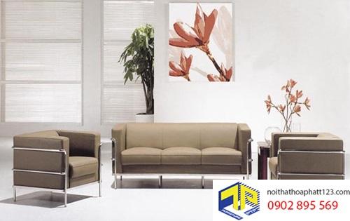 Sofa văn phòng khung inox SVP20