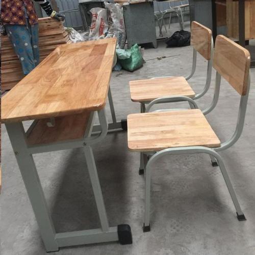 Bàn ghế học sinh gỗ cao su BHSCS12