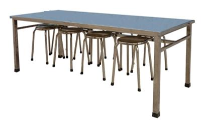 Bàn ăn công nghiệp inox BACNI001