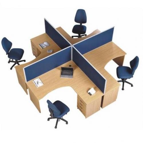 Cụm bàn làm việc 4 chỗ CBCT-02