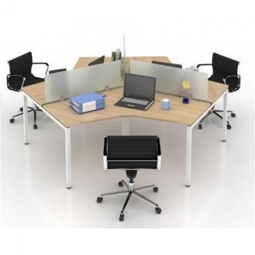 Cụm bàn làm việc 3 chỗ CBNK-01