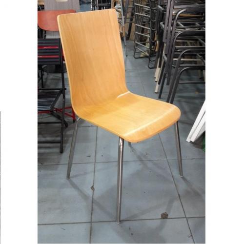 Ghế lưng uốn cong chân inox GU05LL-PU