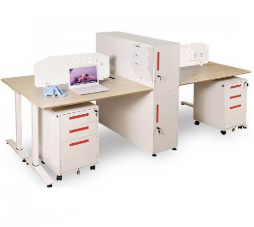 Module bàn làm việc 4 người UNMD04CS3