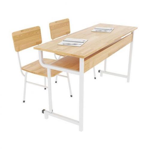 Bàn ghế học sinh gỗ cao su BHS-19-05CS