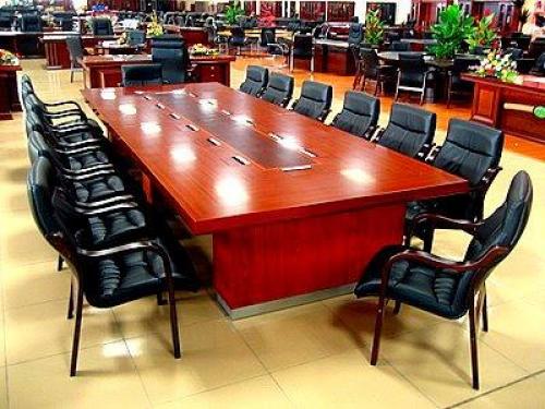 Bàn họp veneer sơn PU cao cấp BH3618N