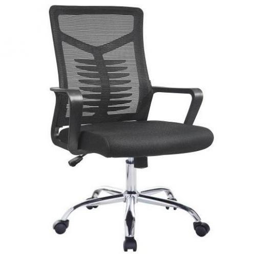 Ghế lưới nhân viên chân inox PT353