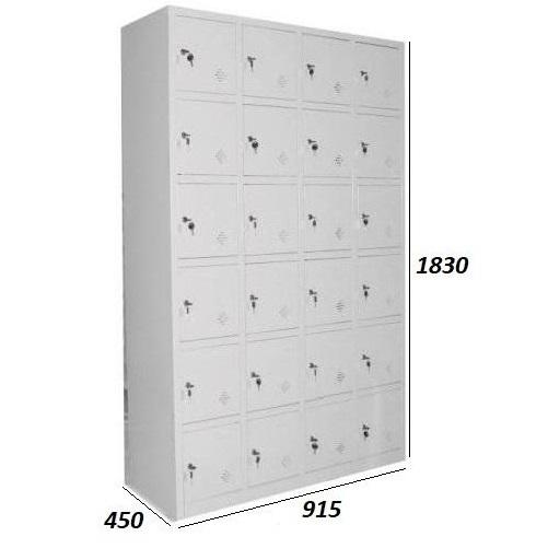 Tủ locker sắt 24 ngăn PT986-4K