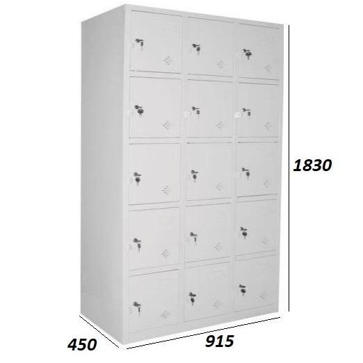 Tủ locker 15 ngăn PT985-3K