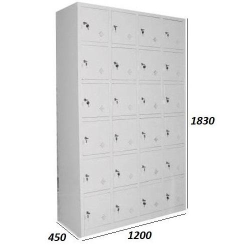 Tủ sắt locker 24 ngăn PT986-4K 1m2
