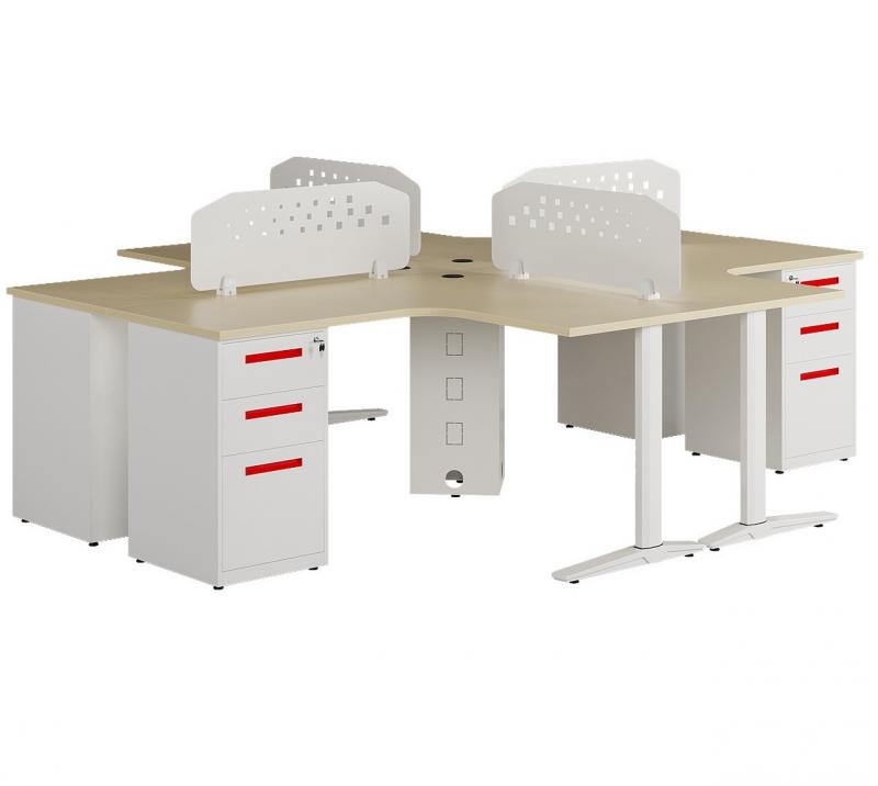 Cụm bàn làm việc 4 chỗ UNMD03CS3