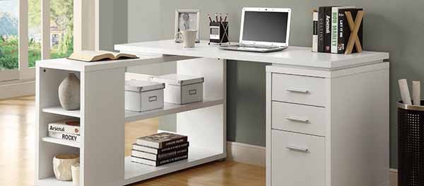 Mẫu bàn alfm việc chữ L thông minh