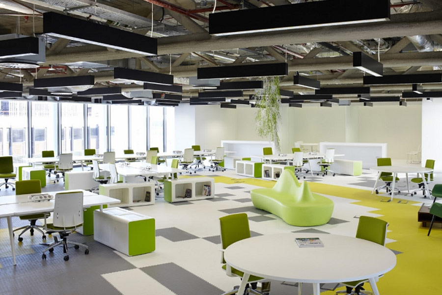 thiết kế văn phòng làm việc trong năm mới