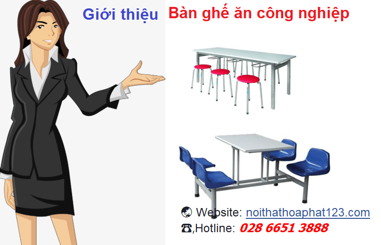 bàn ghế ăn công nghiệp Hòa phát
