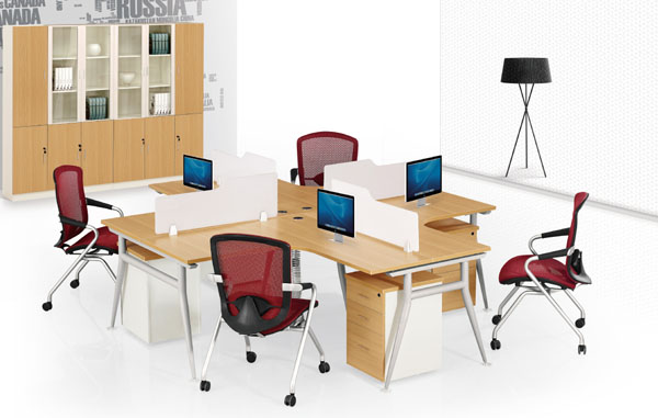 cụm bàn làm việc  4 người hòa phát hcm