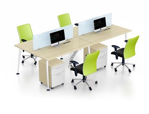 cụm bàn làm việc 4 người